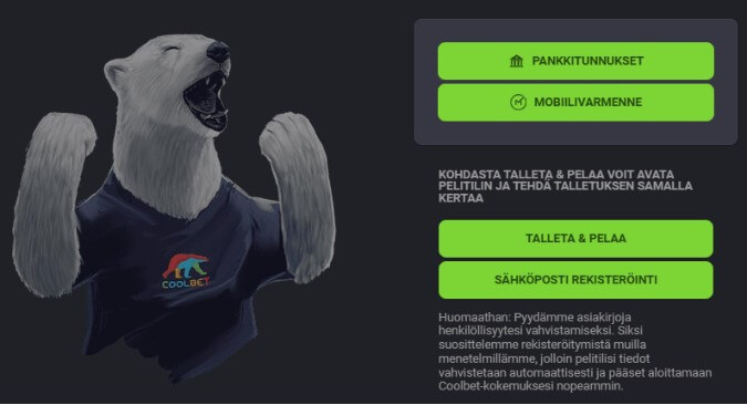 Coolbet talletukset Coolbet talletukset