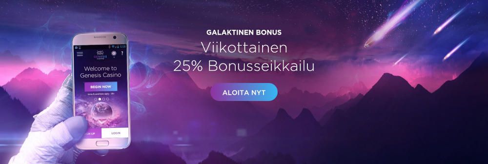 Genesis Casino viikottainen seikkailu Genesis Casino viikottainen seikkailu