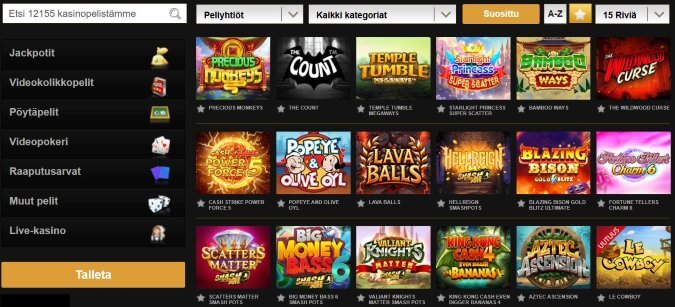VideoSlots Casinolla on yli 12 000 peliä. VideoSlots Casinolla on yli 12 000 peliä.