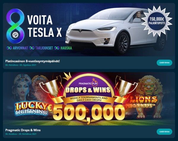 Platin Casino Tarjoukset Platin Casino Tarjoukset