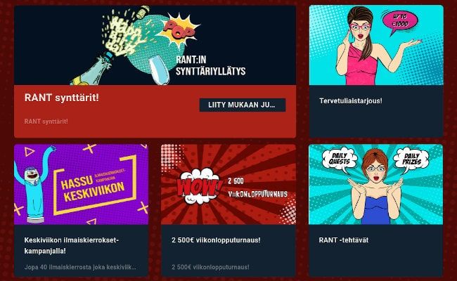 Rant Casino Tarjoukset Rant Casino Tarjoukset