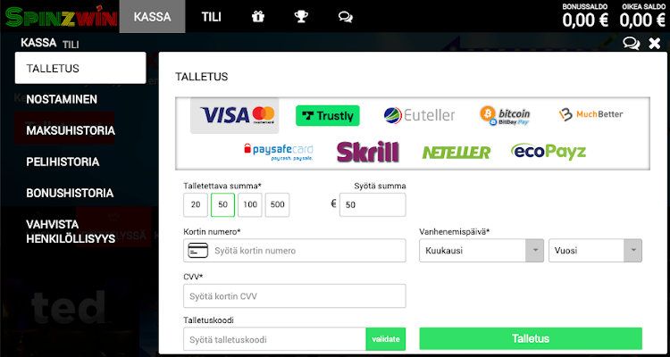 Spinzwin Casino Talletus Spinzwin Casino Talletus
