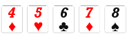 suora-pokerikasi suora pokerikasi