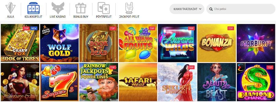 Crazy Fox Casino pelit Crazy Fox Casino pelit