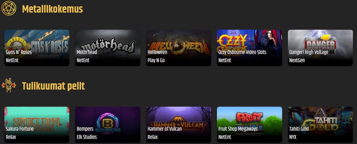 Metal Casino pelit Metal Casino pelit