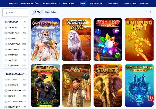 Sportaza Casino pelit Sportaza Casino pelit