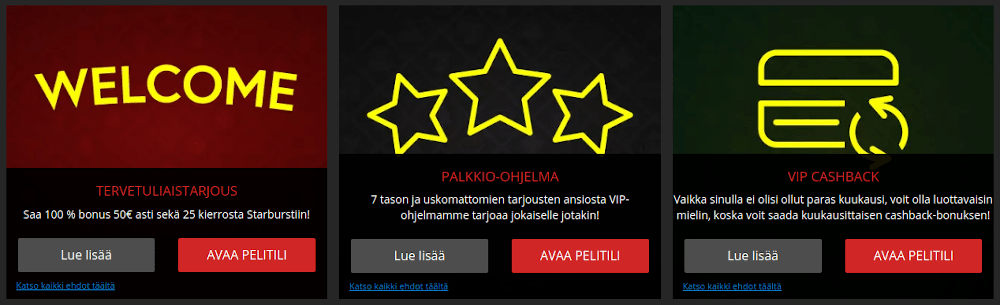 Jaak Casino tarjoukset Jaak Casino tarjoukset