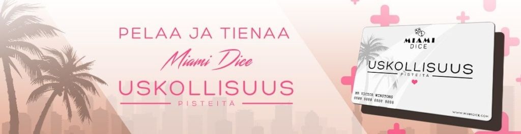 Miami Dice Casino uskollisuusohjelma Miami Dice Casino uskollisuusohjelma