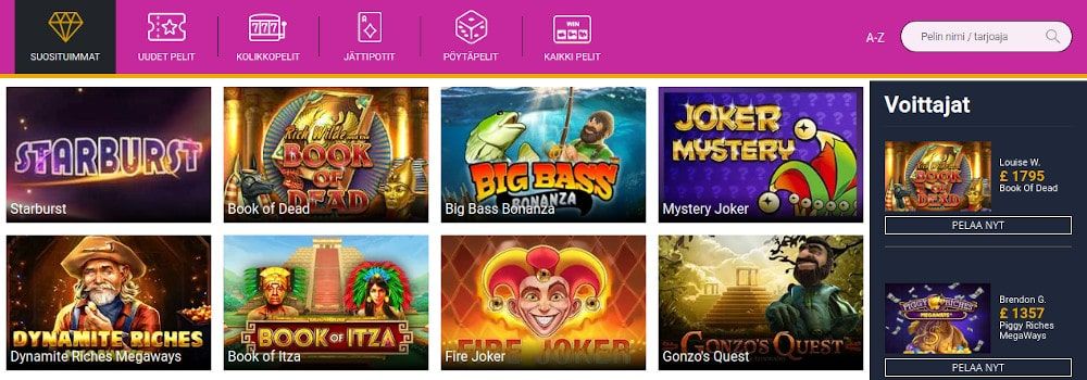 Millionpot Casino pelit Millionpot Casino pelit