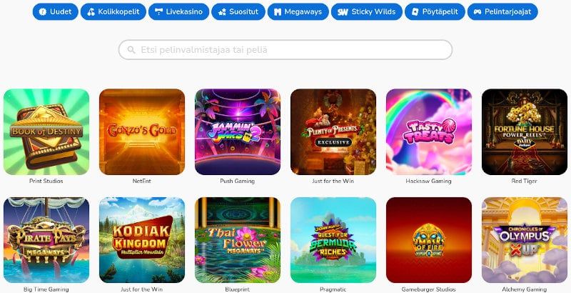 Mahti Kasino pelit Mahti Kasino pelit