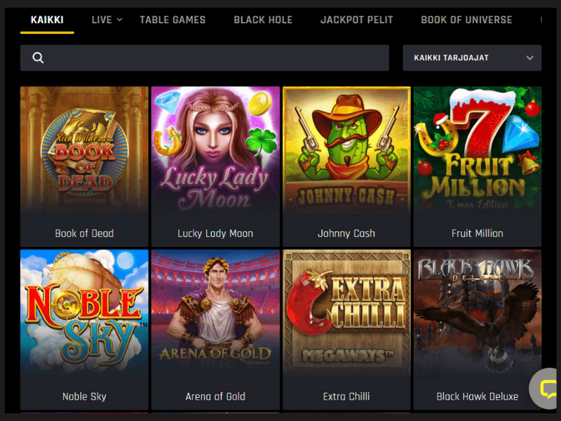 Casino Universe pelit Casino Universe pelit