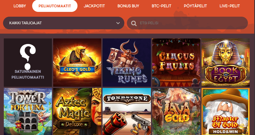 GunsBet Casino pelit GunsBet Casino pelit
