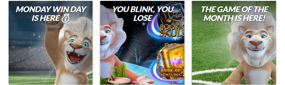 White Lion Casino tarjoukset White Lion Casino tarjoukset