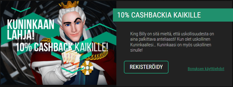 King Billy tarjoukset King Billy tarjoukset