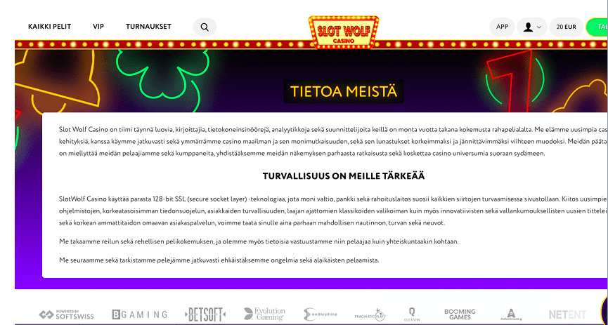 SlotWolf Casino tarjoukset SlotWolf Casino tarjoukset
