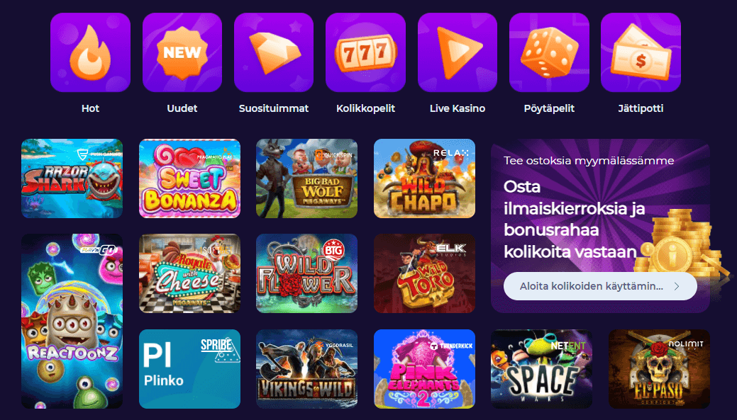 iWild Casino pelit iWild Casino pelit