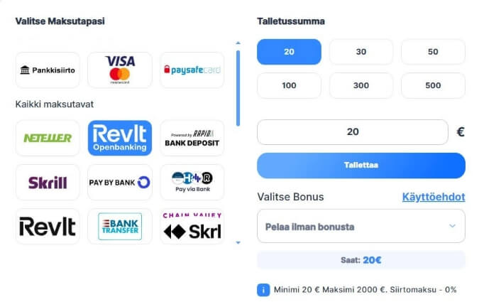 IceBet Casino talletus IceBet Casino talletus