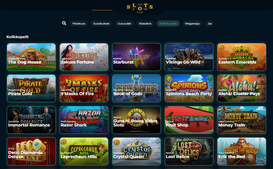 Slotsflix Casino pelit Slotsflix Casino pelit