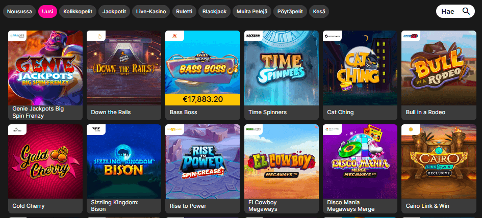 SpinYoo Casino pelit SpinYoo Casino pelit