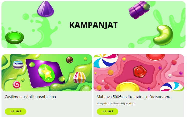 Casilime Casino tarjoukset Casilime Casino tarjoukset
