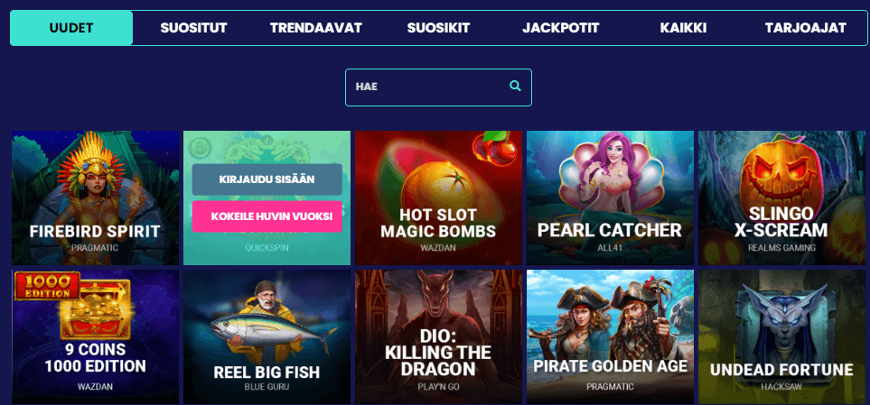 Tournaverse Casino pelit Tournaverse Casino pelit