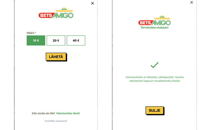 Betsamigo Casino rekisteröinti Betsamigo Casino rekisteröinti