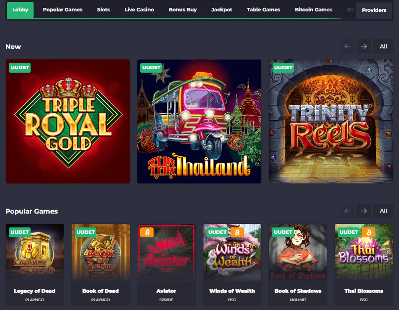 Winning.io Casino pelit Winning.io Casino pelit