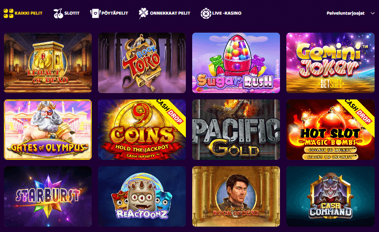 BonusBet Casino pelit BonusBet Casino pelit