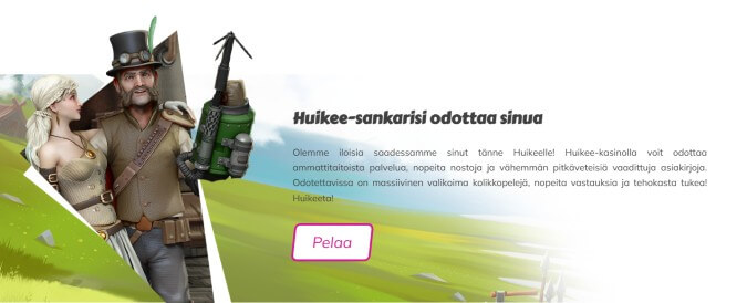 Huikee kasino palvelee pelaajaa hyvin Huikee kasino palvelee pelaajaa hyvin