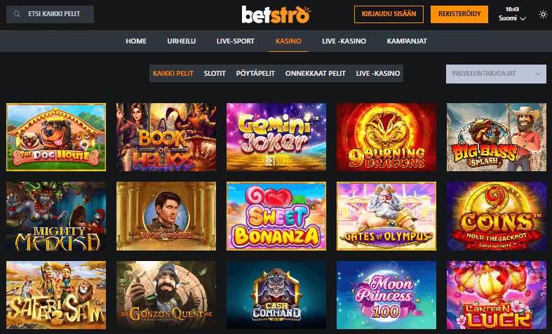Betstro Casino pelit Betstro Casino pelit
