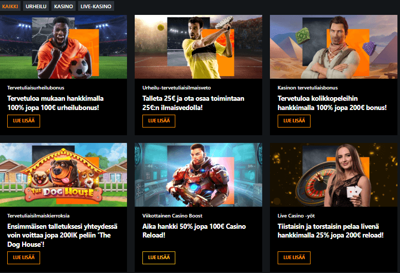 Betstro Casino tarjoukset Betstro Casino tarjoukset