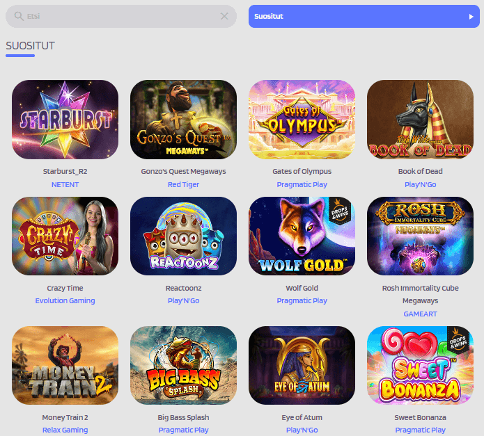 QuickSlot Casino pelit QuickSlot Casino pelit