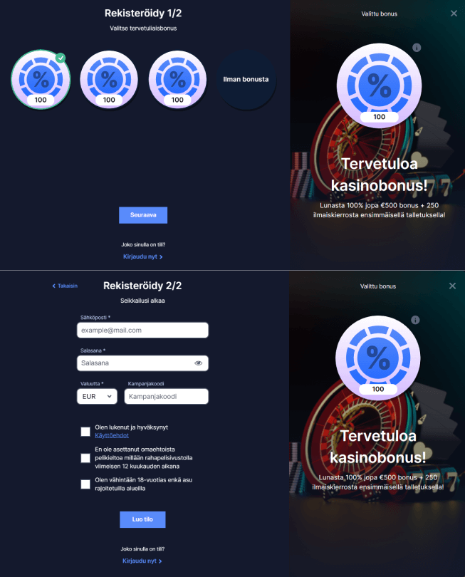 BitBet24 rekisteröinti BitBet24 rekisteröinti