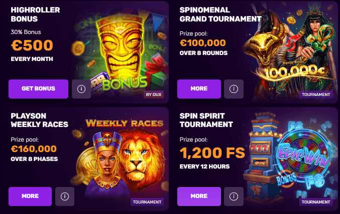 DuxCasino tarjoukset DuxCasino tarjoukset