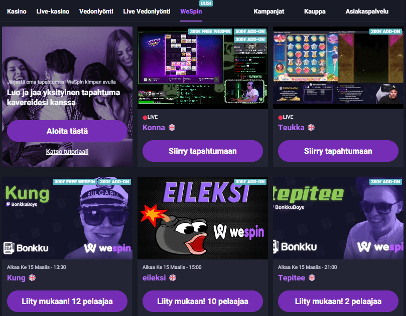 Galaksino Casino - WeSpin Galaksino Casino - WeSpin