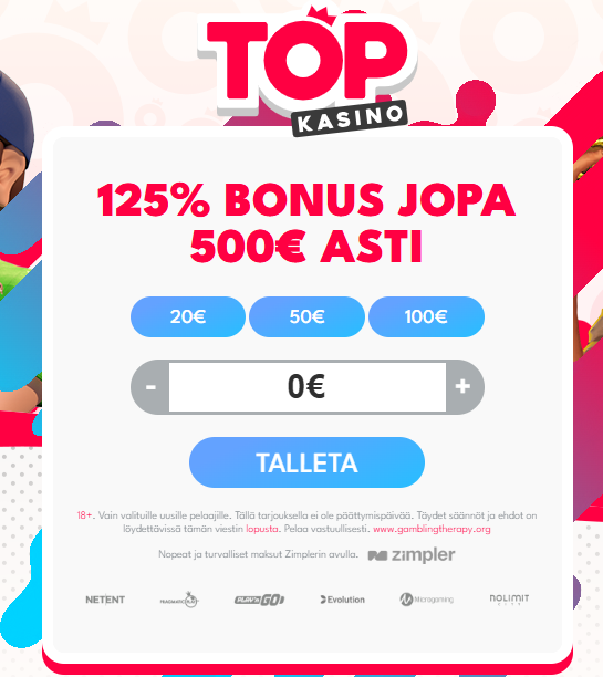 image TopKasinon ensitalletusbonus