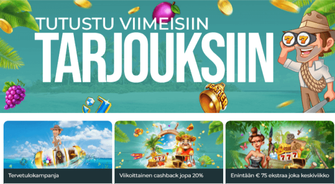 Jackpot Island tarjoukset Jackpot Island tarjoukset