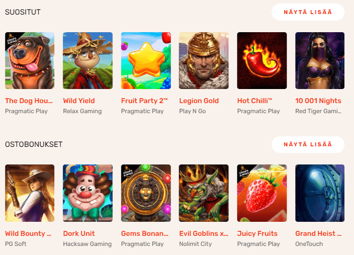 Koi Casino pelit Koi Casino pelit