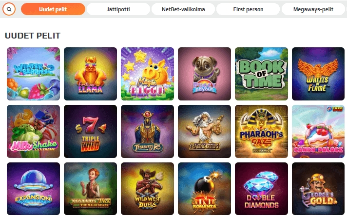 NetBet Casino pelit NetBet Casino pelit