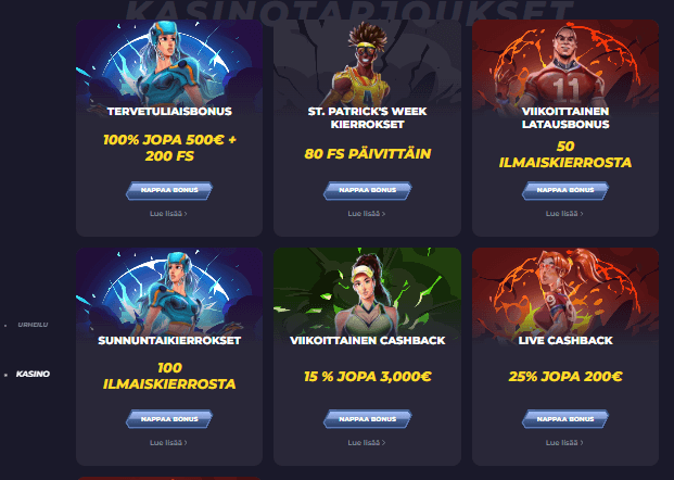 Powbet tarjoukset Powbet tarjoukset