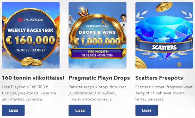 Scatters Casino tarjoukset Scatters Casino tarjoukset