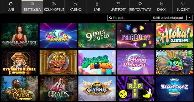 Vegas Paradise Casino pelit Vegas Paradise Casino pelit