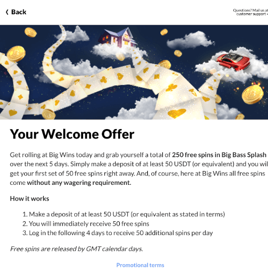 BigWins Casino bonusehdot BigWins Casino bonusehdot