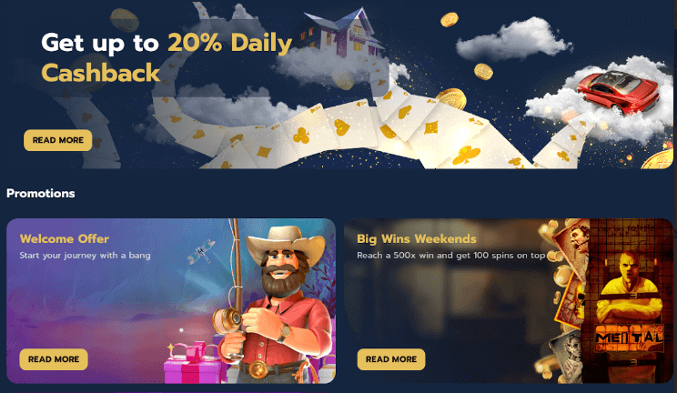 BigWins Casino tarjoukset BigWins Casino tarjoukset