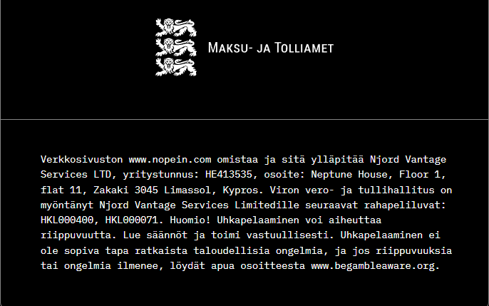 Nopein Casino lisenssi Nopein Casino lisenssi