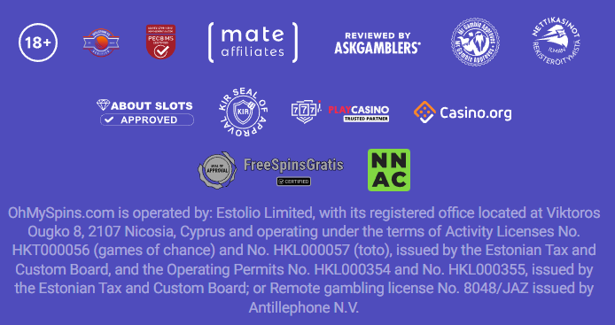 OhMySpins Casino lisenssi OhMySpins Casino lisenssi