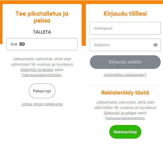 Simple Casino talletus Simple Casino talletus