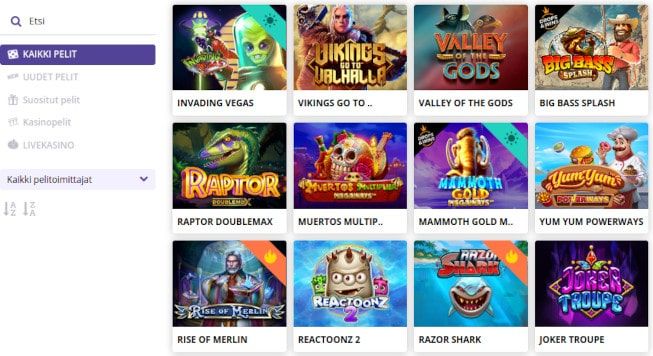 Sugar Casino pelit Sugar Casino pelit