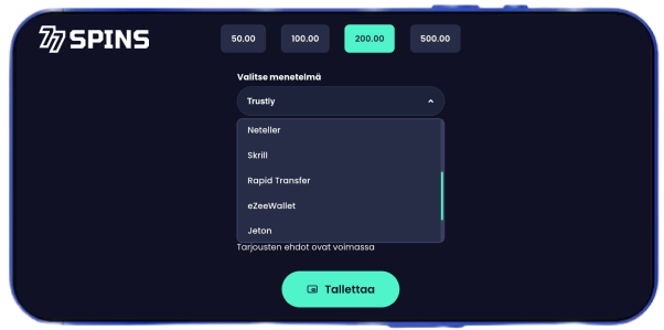 77Spins Casino talletus 77Spins Casino talletus