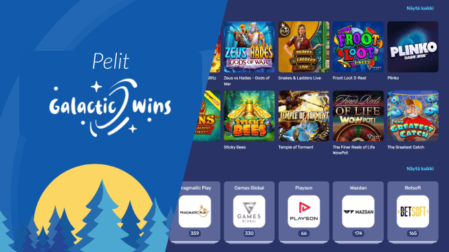 Galactic Wins Casino pelit Galactic Wins Casino pelit